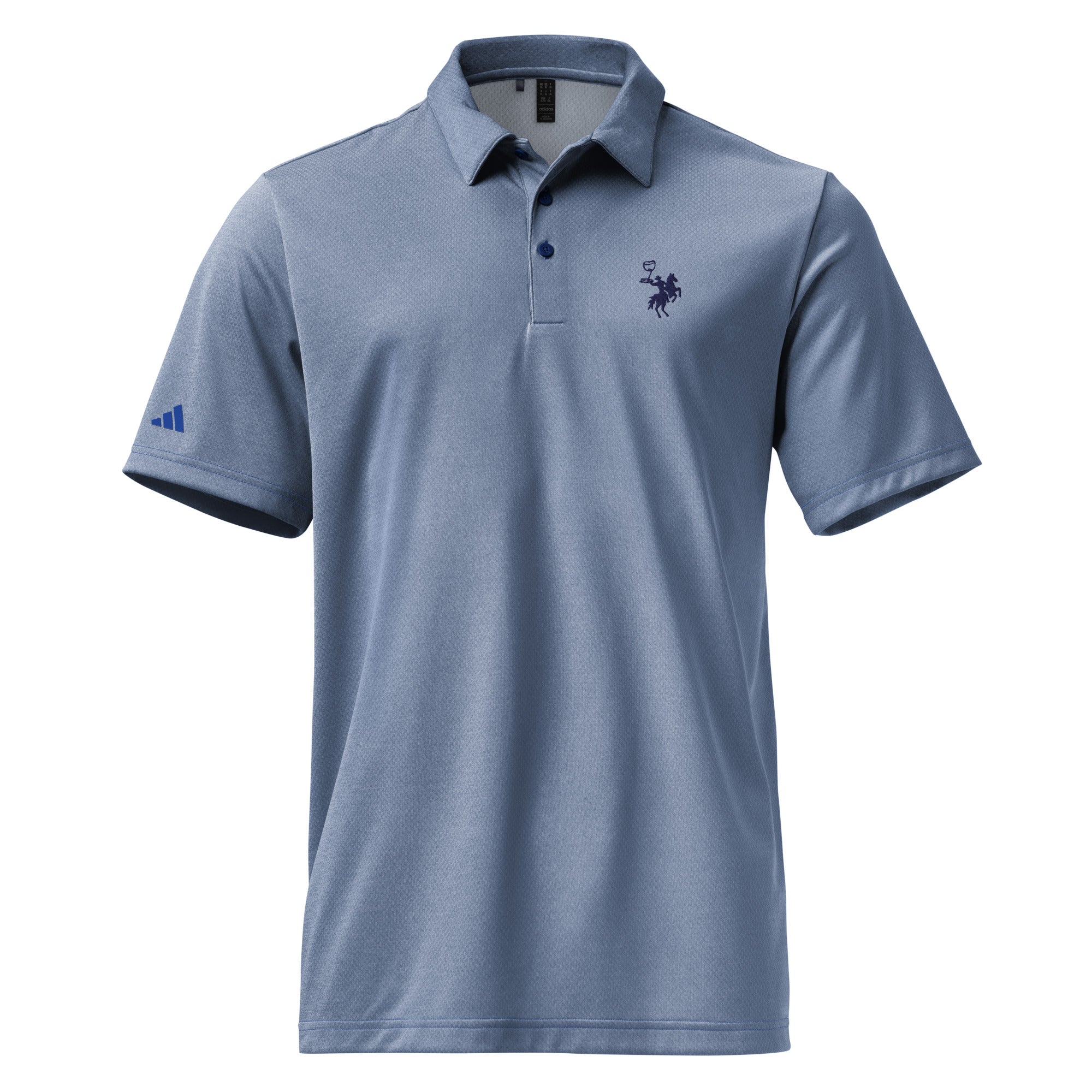 Embroidered Golf Polo – White Wine Cowboy