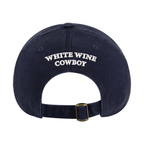 Embroidered Dad Hat - Navy/White