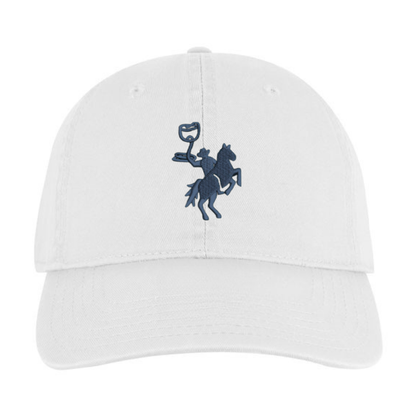 Embroidered Dad Hat - White/Navy