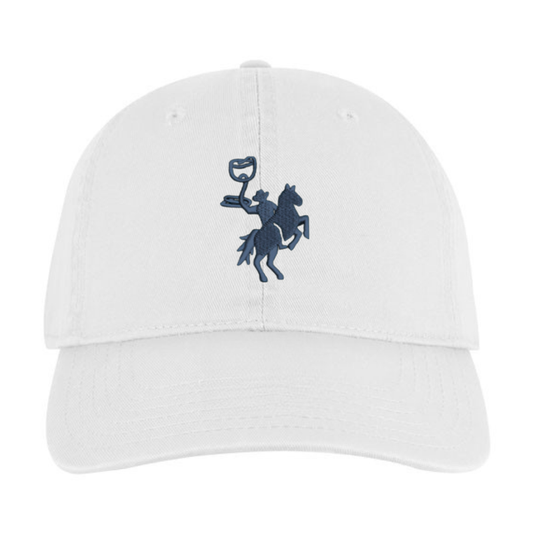 Embroidered Dad Hat - White/Navy