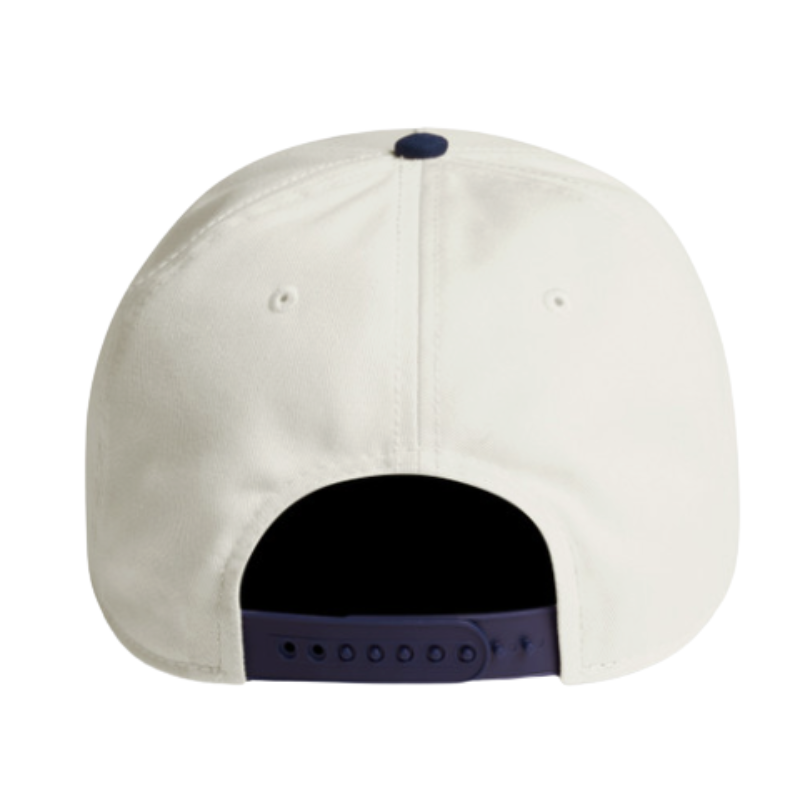 Embroidered Two-Tone Hat - Navy/White