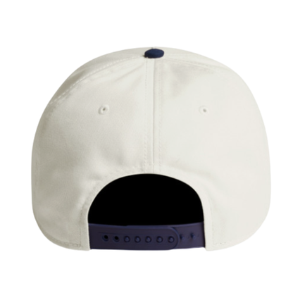 Embroidered Two-Tone Hat - Navy/White